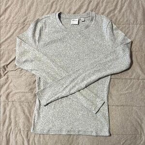 TNA Gray Long Sleeve Top